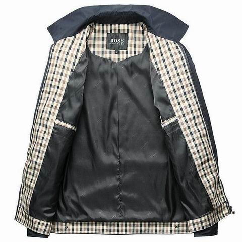 Veste Trench Hugo Boss Pour Homme - Taille 52 (Regular) - Bleu - Laine - Neuf Avec étiquettes